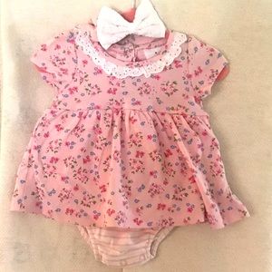 Laura Ashley dress with matching bow
